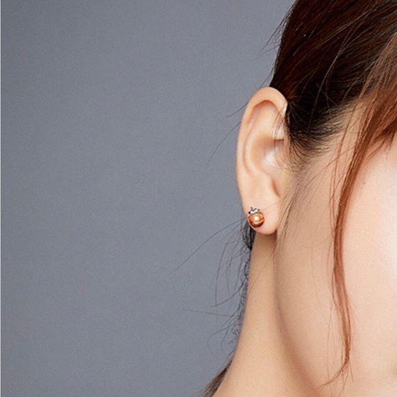 925 Sterling Silver silver Ear Studs Shining Acorns Engagement Statement Jewelry - Picture 9 of 10